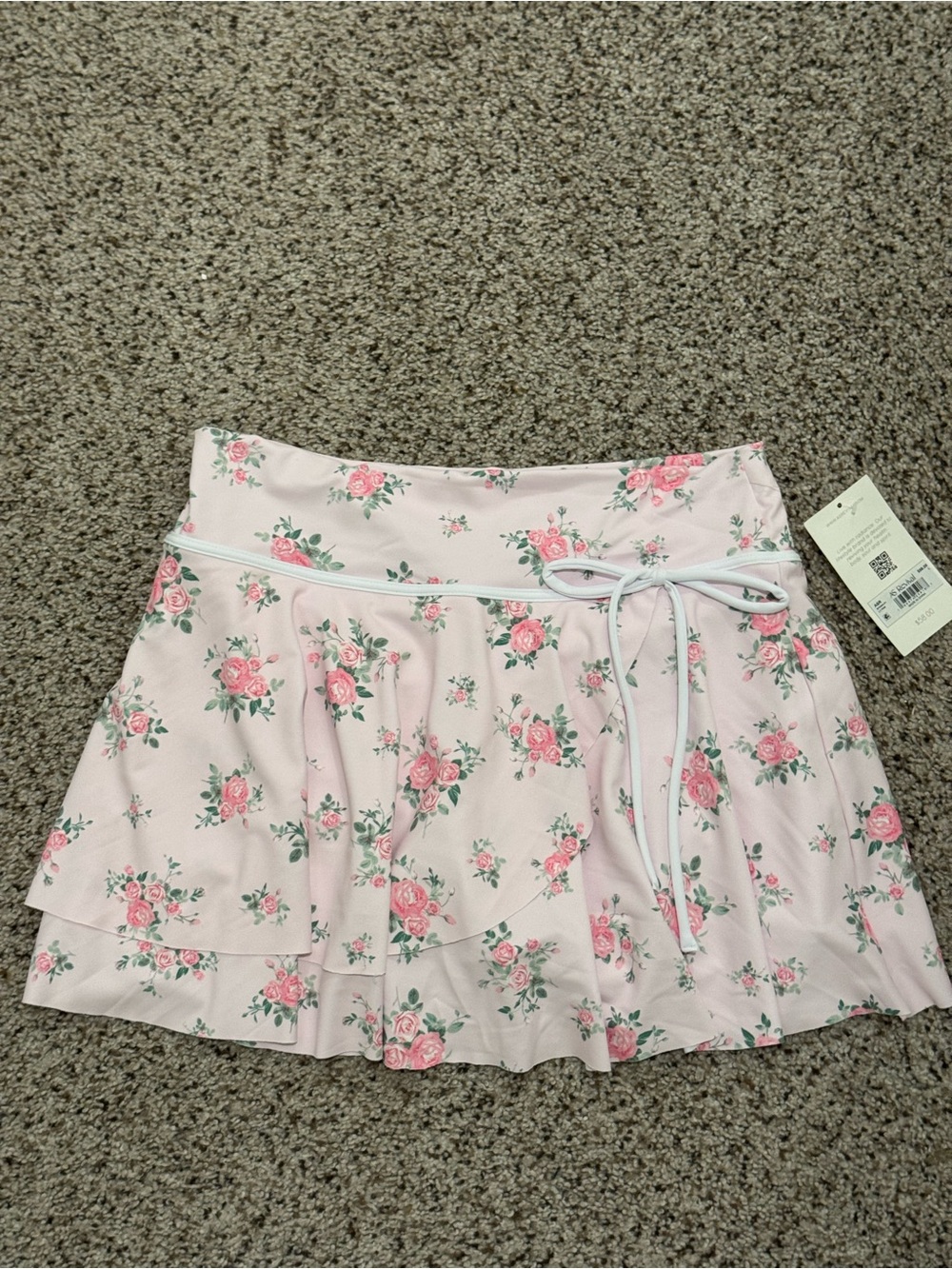 Altar’d State/AS Revival Pink Floral Athletic Skort